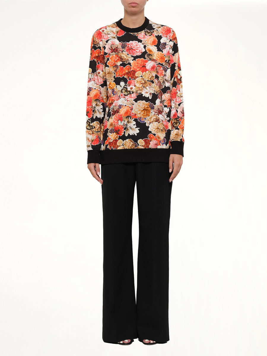 Sweatshirt in Floral Multicolour