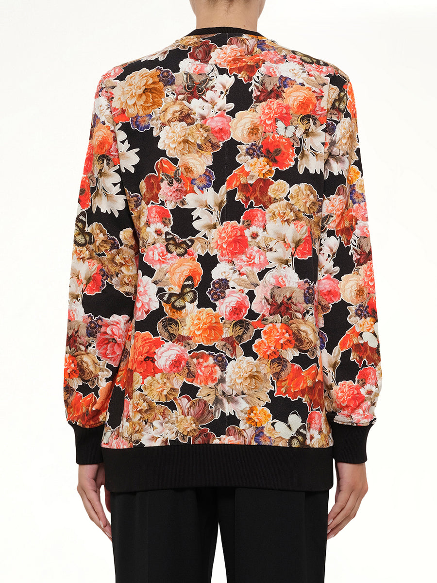 Sweatshirt in Floral Multicolour