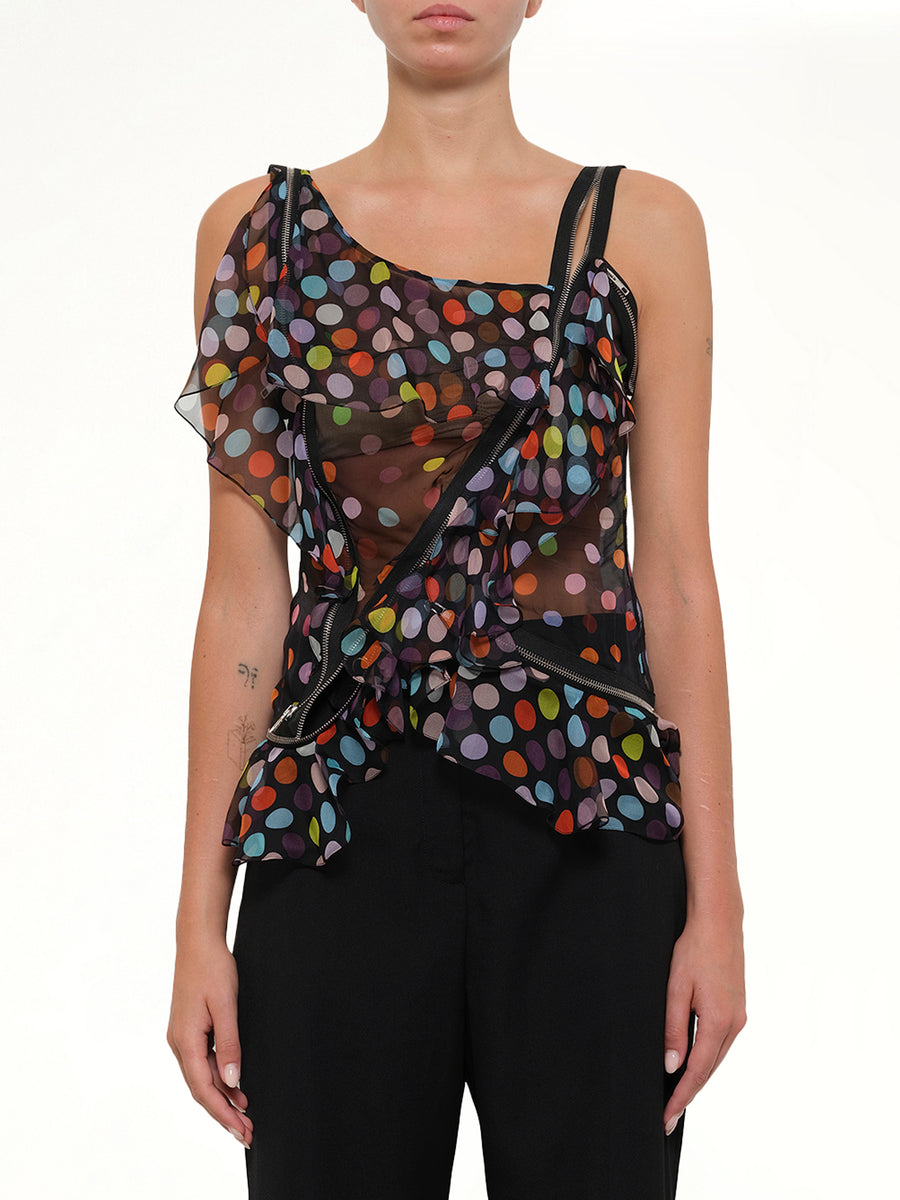 Podium Sleeveless Top in Multicolor