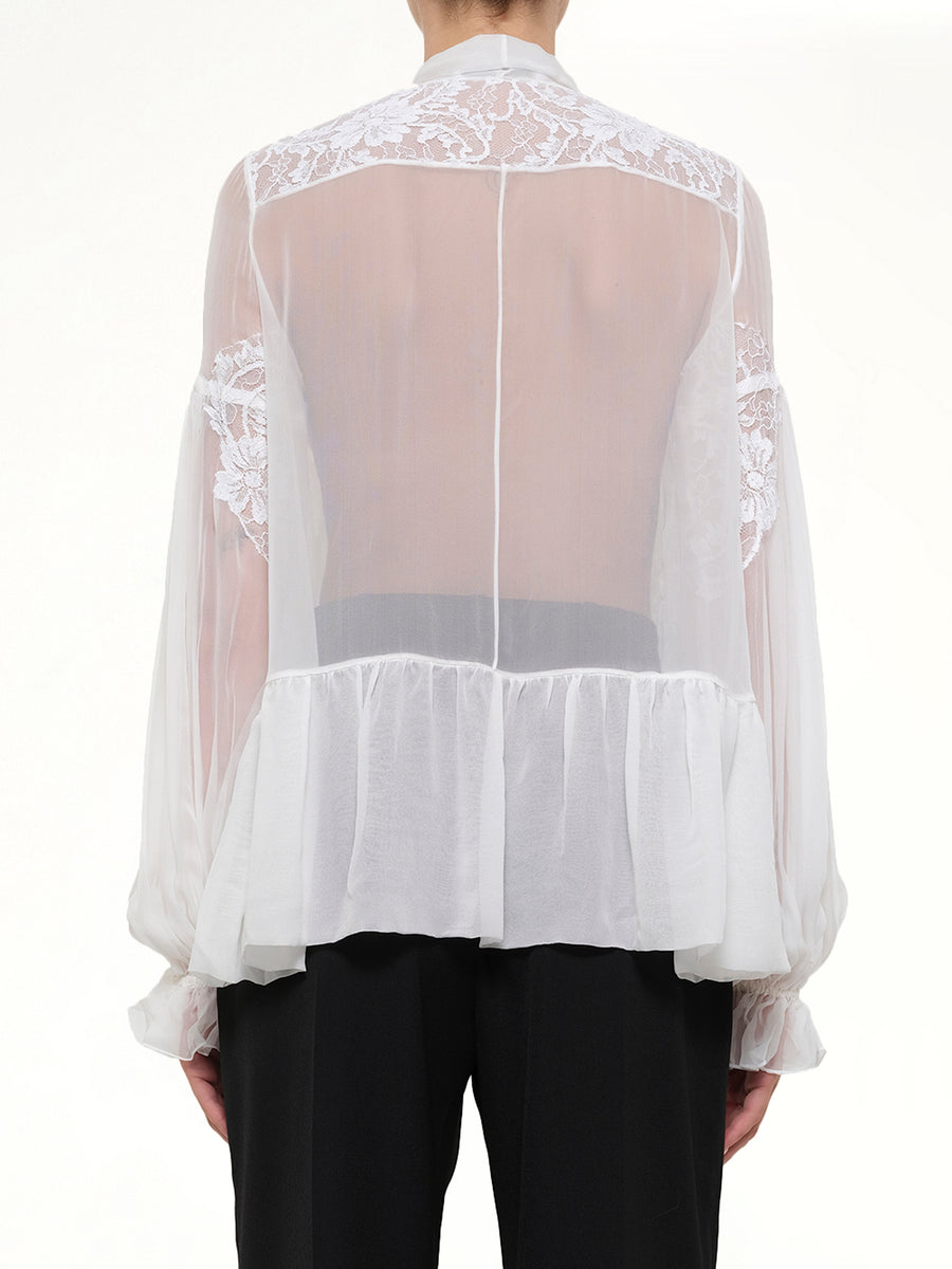 Givenchy Long Sleeve Tops in White