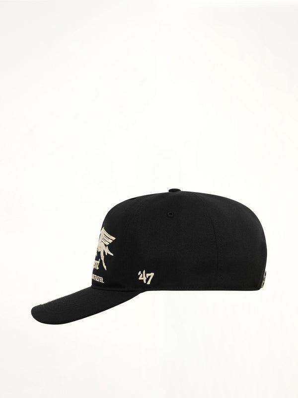 Nothing Tougher Cotton Cap in Jet Black