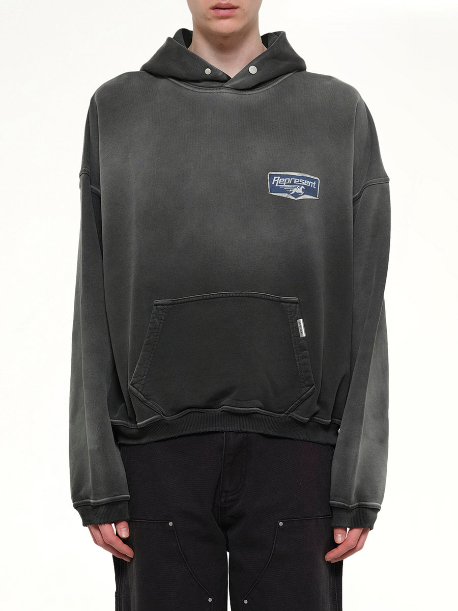 Nothing Faster Hoodie in Stained Black