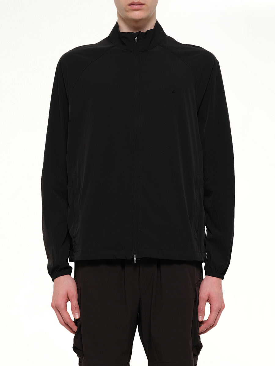 247 DNA Track Jacket in Jet Black