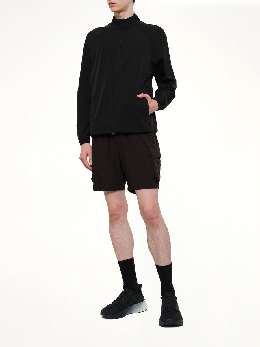 247 DNA Track Jacket in Jet Black