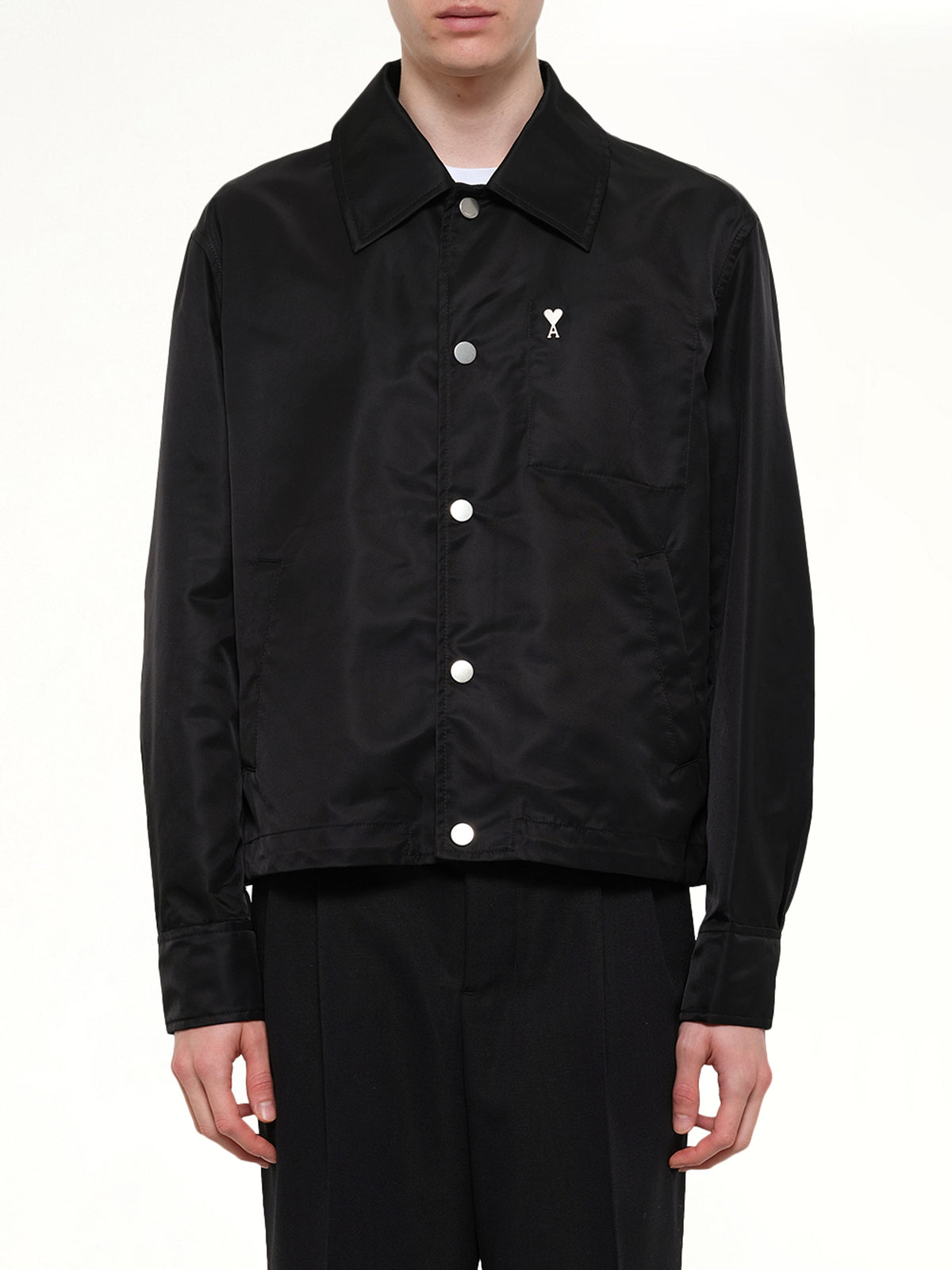 Ami De Coeur Coach Jacket in Black