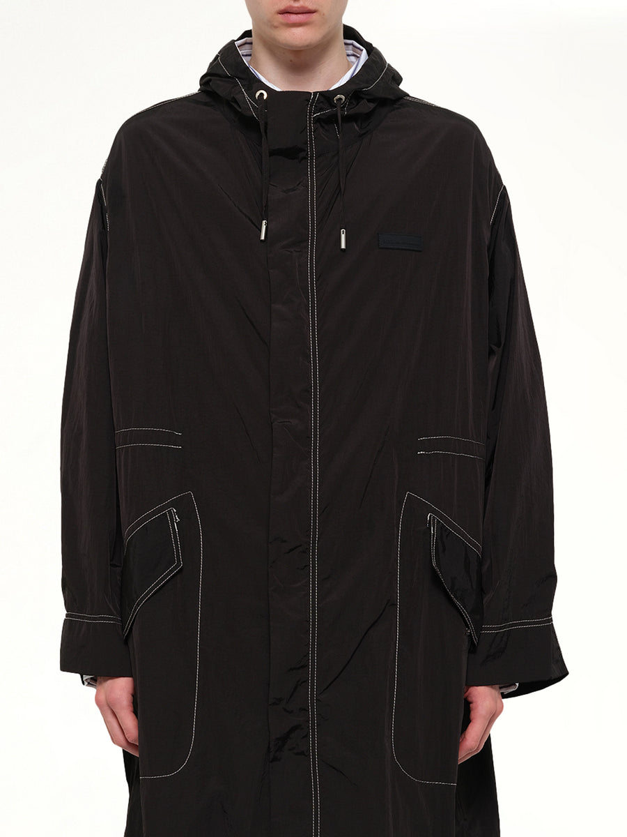 Long Parka in Black