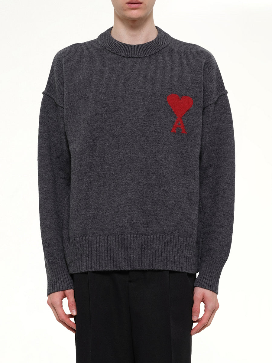 Ami De Coeur Sweater in Grey