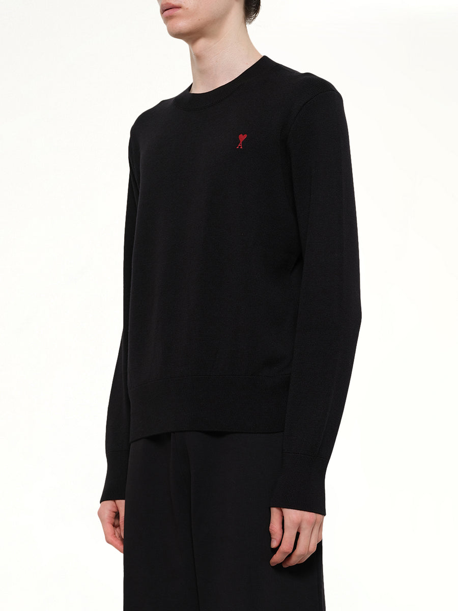 Small Ami De Coeur Sweater in Black