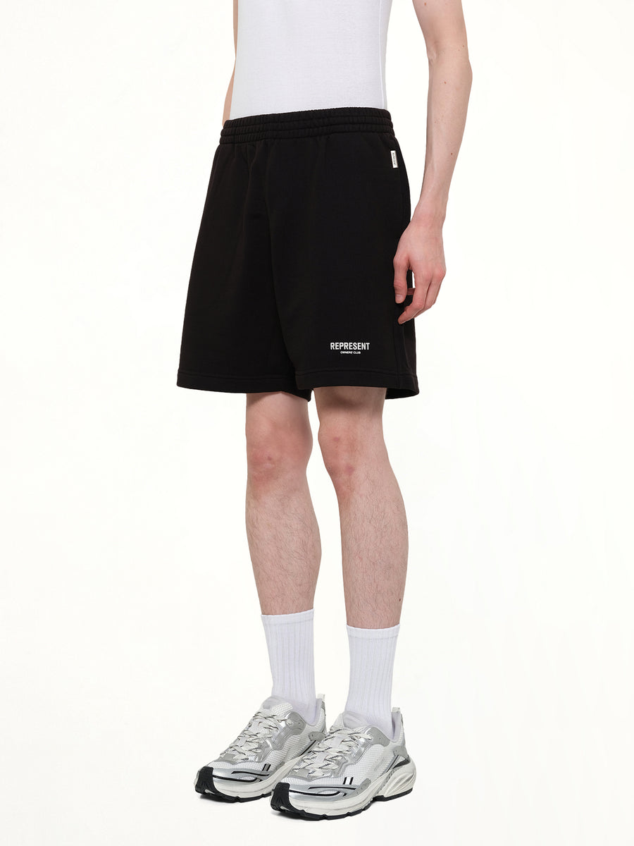 Represent Owners Club Shorts in Black