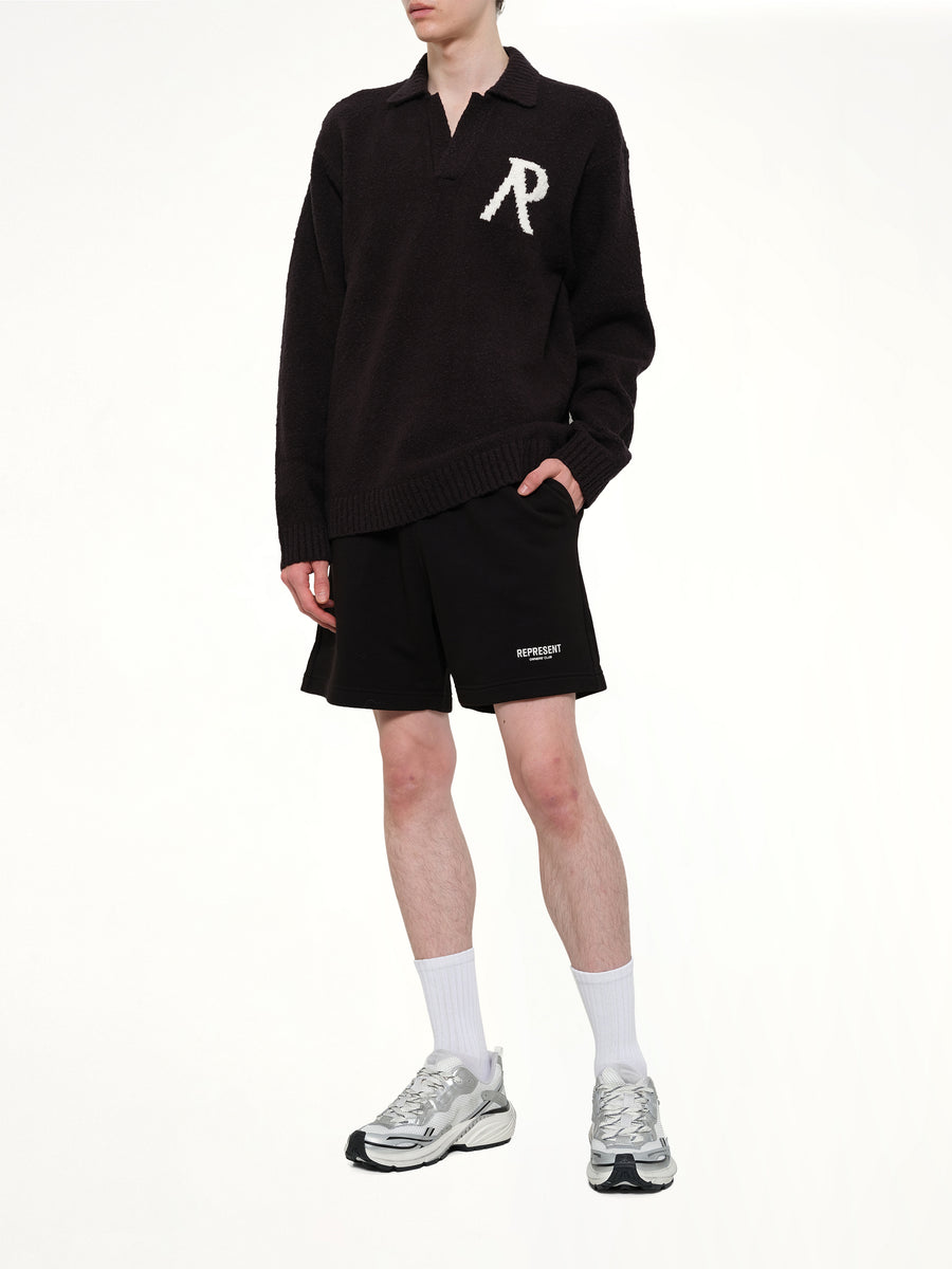 Represent Owners Club Shorts in Black