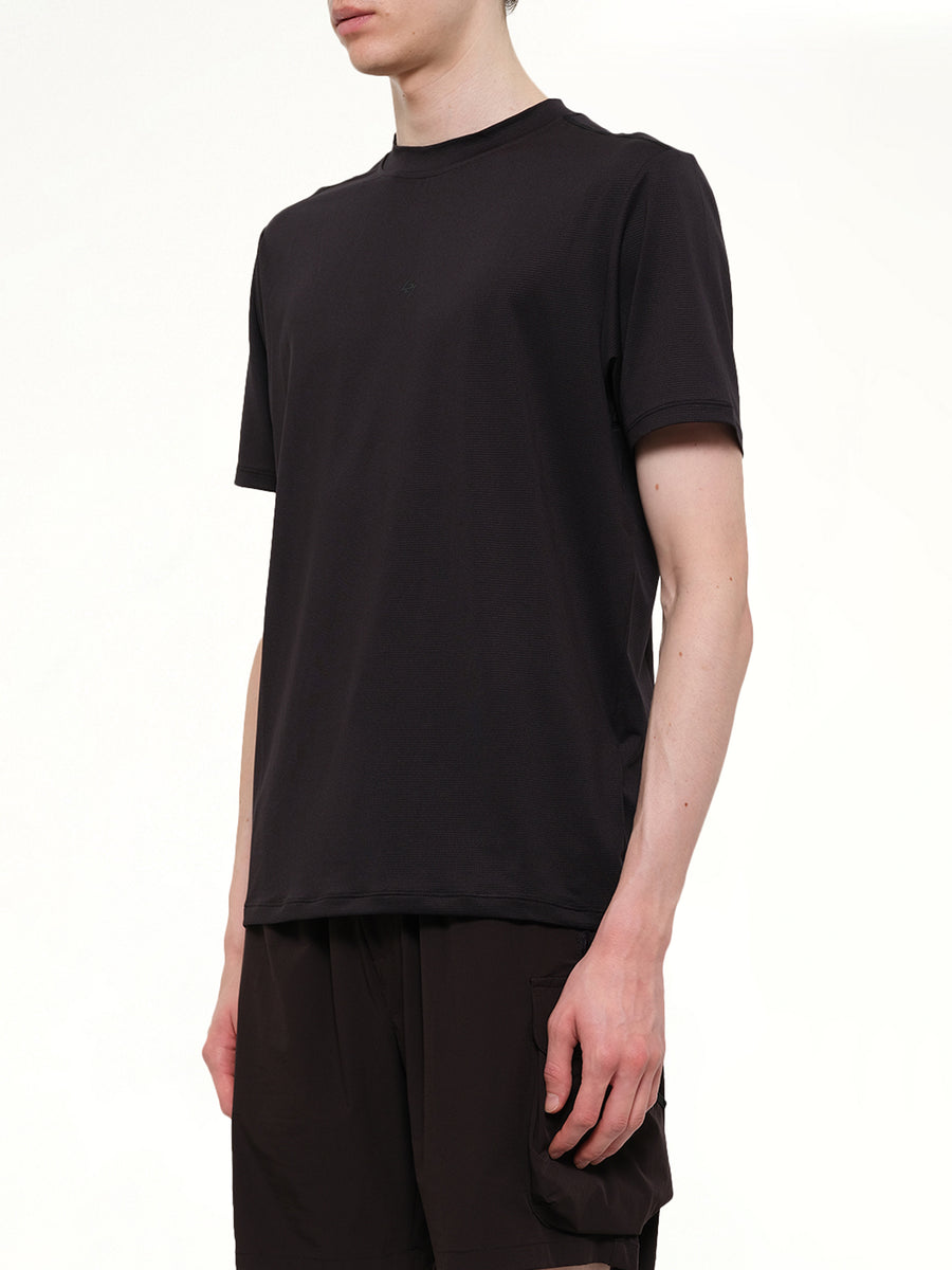 247 DNA Mesh T-Shirt in Jet Black