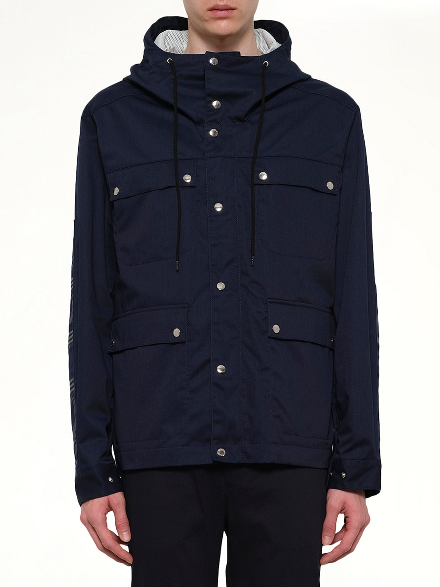 Paris Parka Jacket in Blue