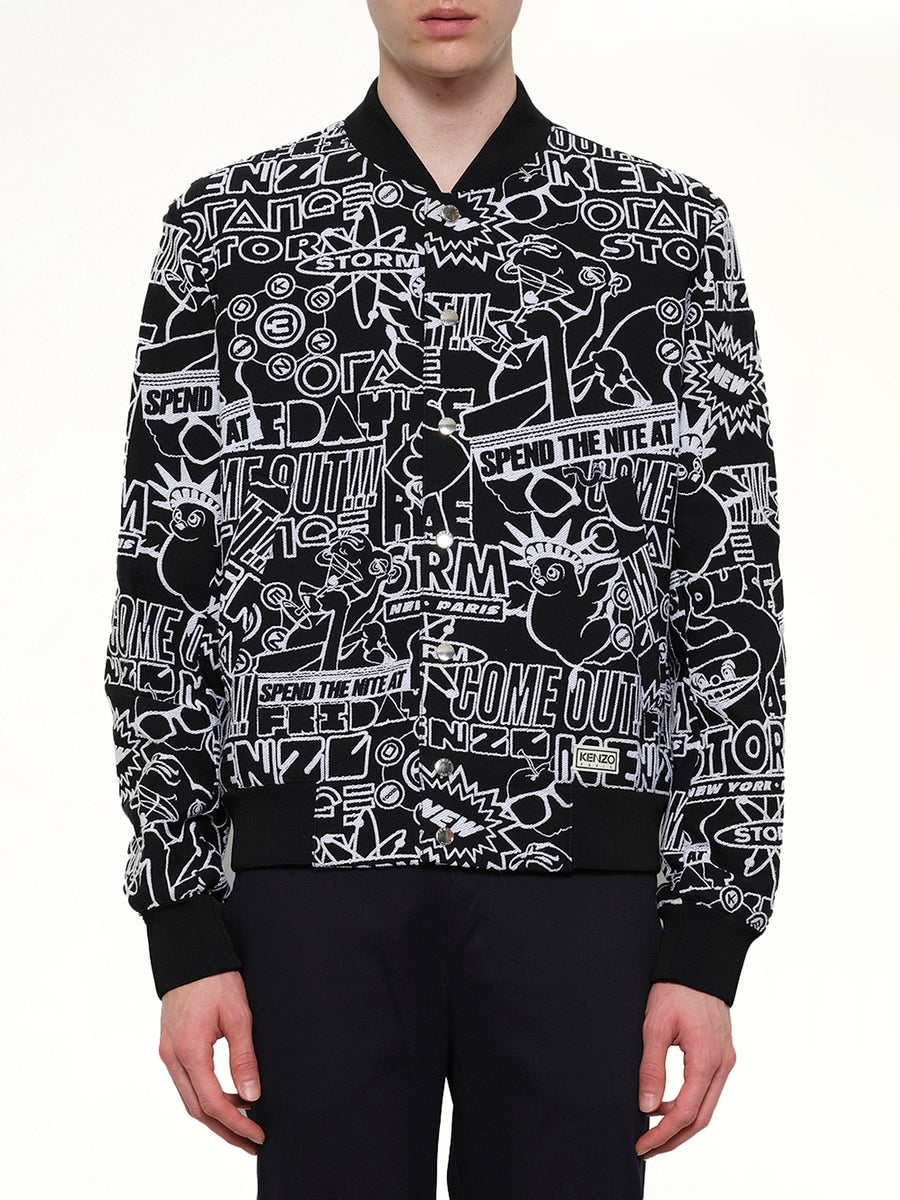 Bomber Jacket in Black