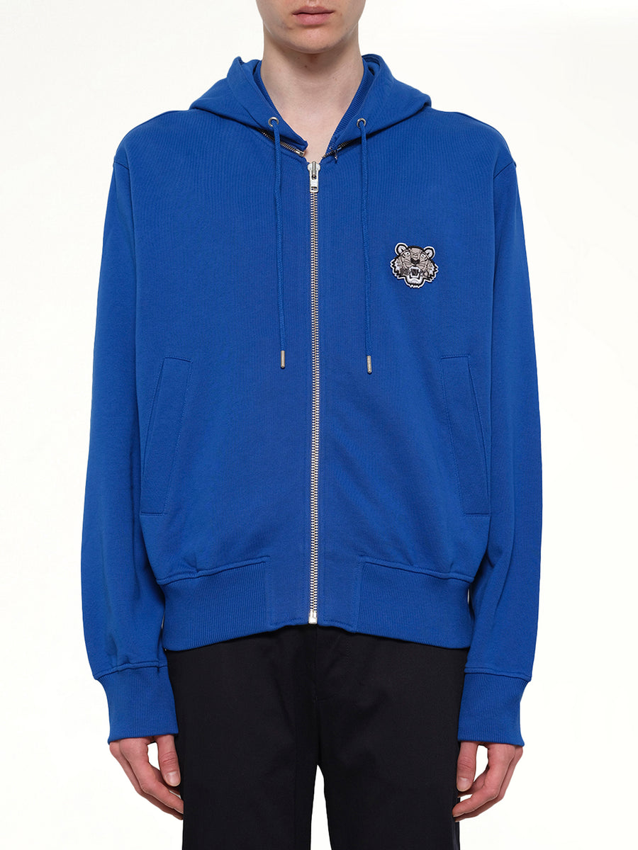Tiger Hoodie Blouson in Blue