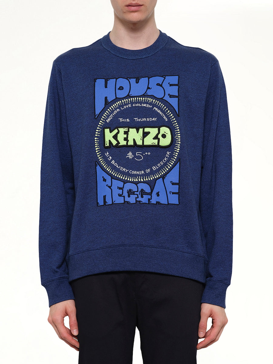 Logo Sweatshirt In Blue