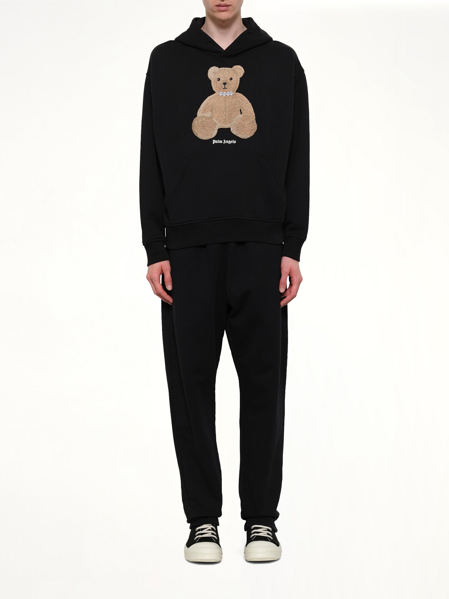 Bear Regular Hoodie in Black/Brown