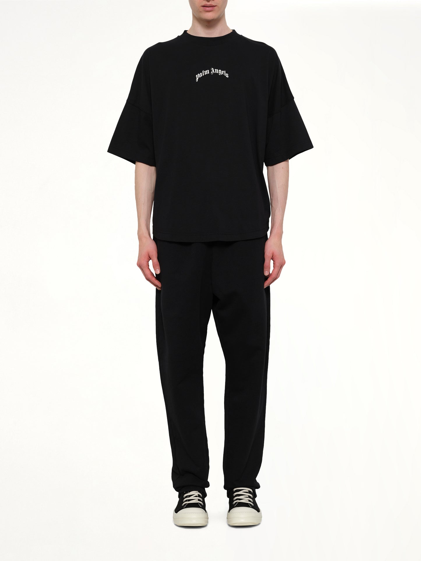 Classic Logo Over T-Shirt in Black/Off White