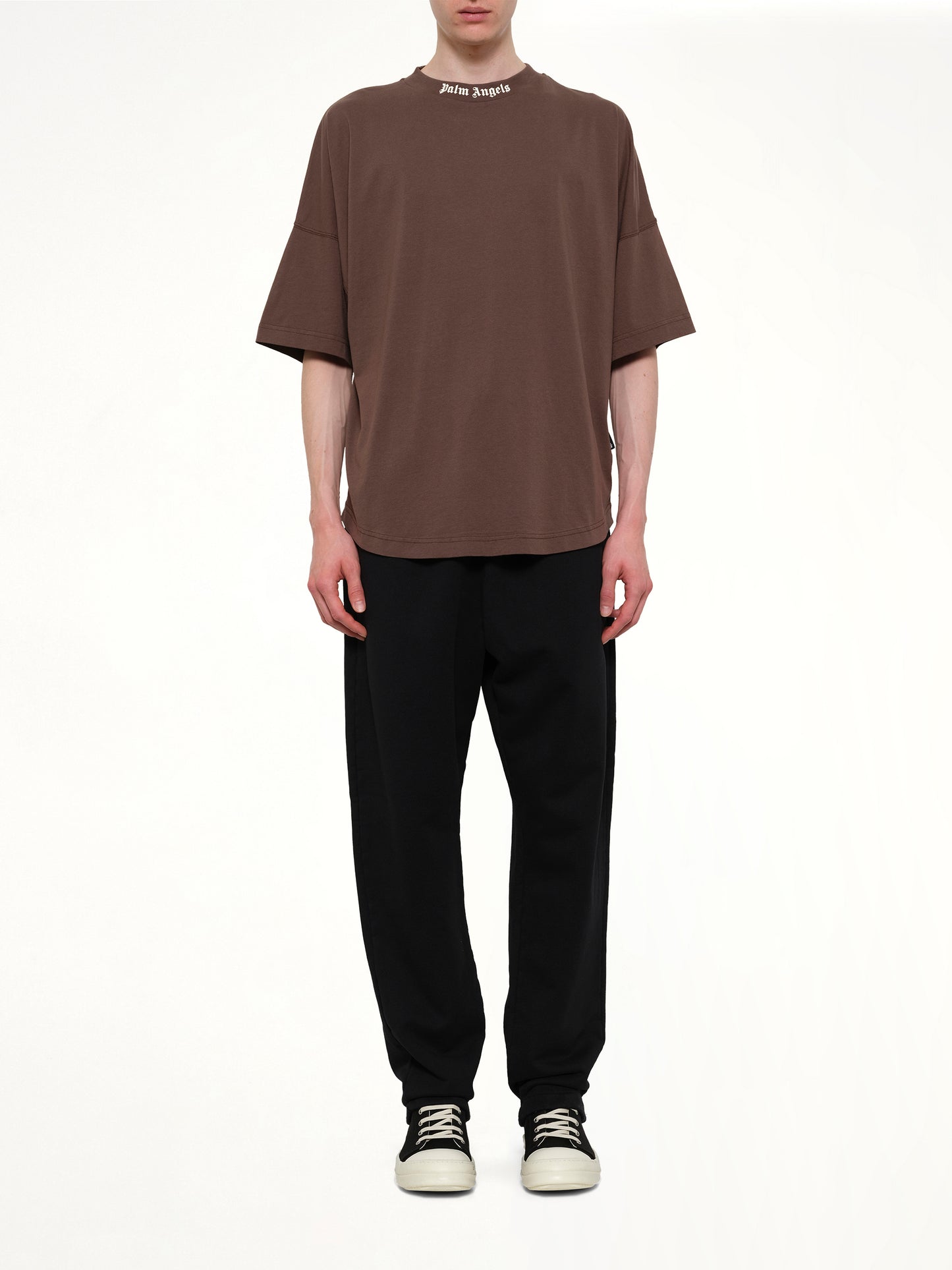 Classic Logo Over T-Shirt in Brown