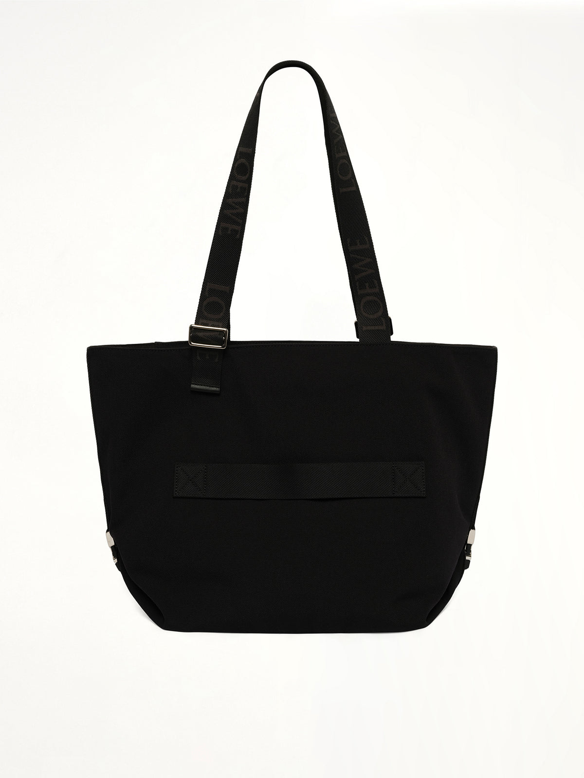 Flex Zipped Tote Bag in Black