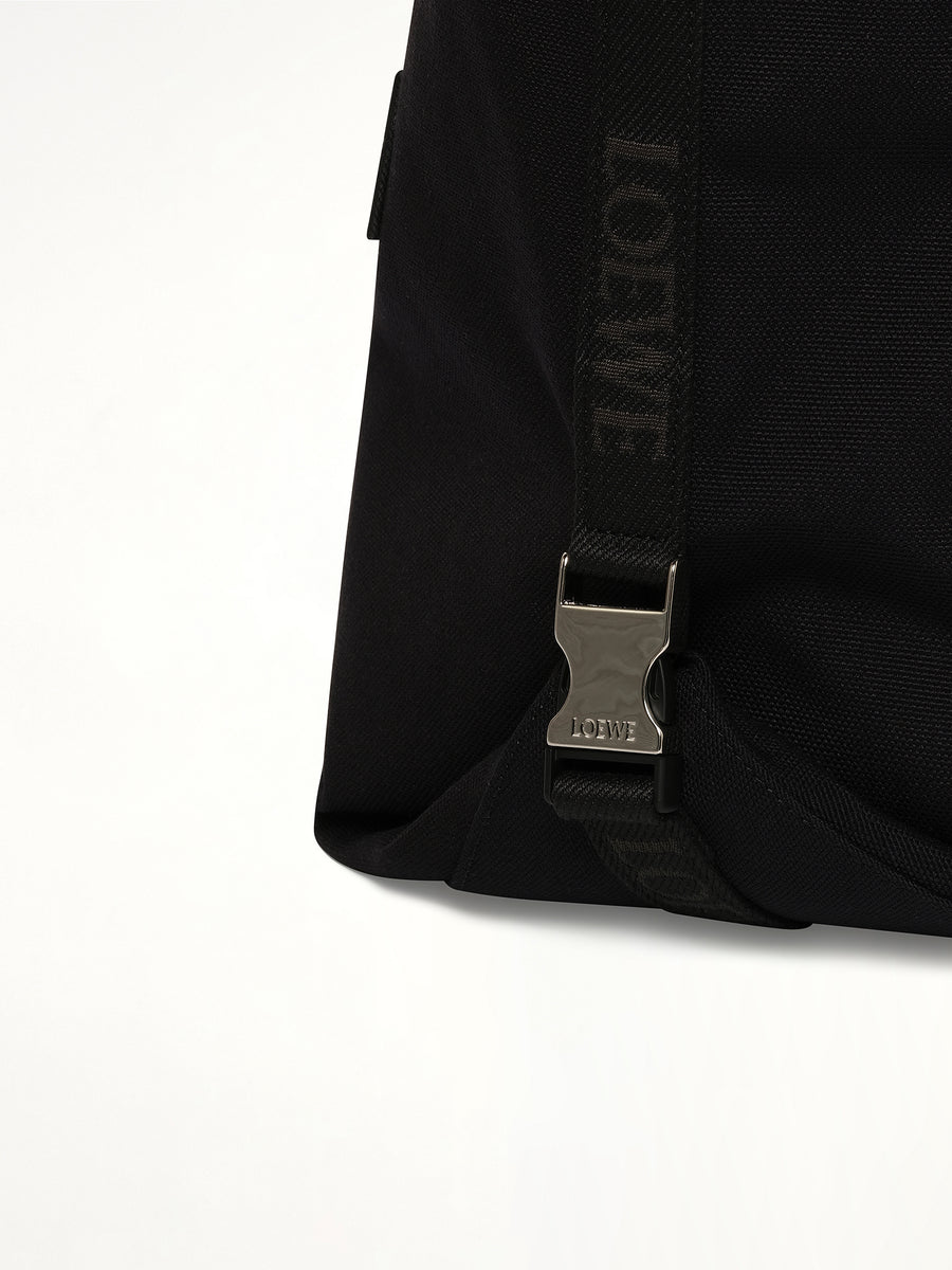 Flex Zipped Tote Bag in Black