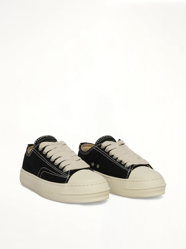 젯 블랙 렙-캡 스니커