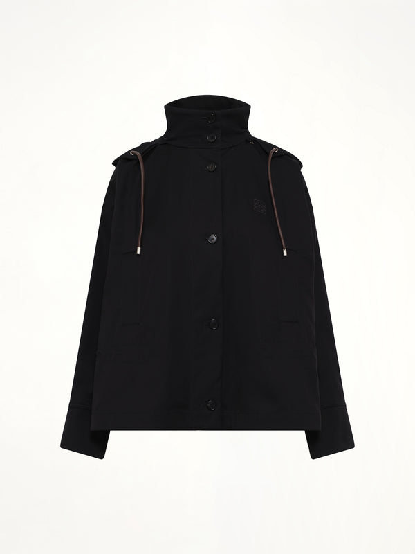 Hooded Jacket in Black