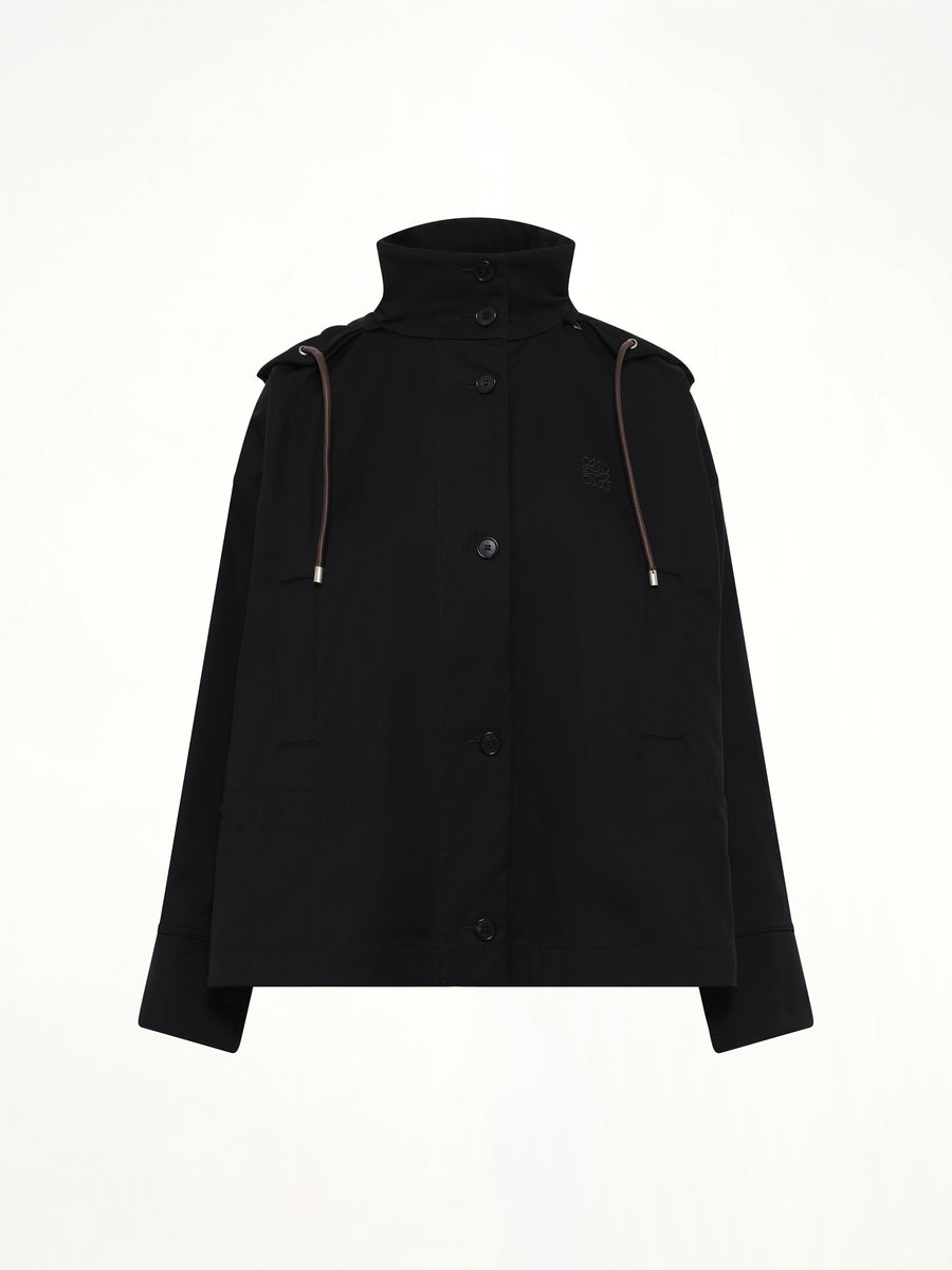 Hooded Jacket in Black