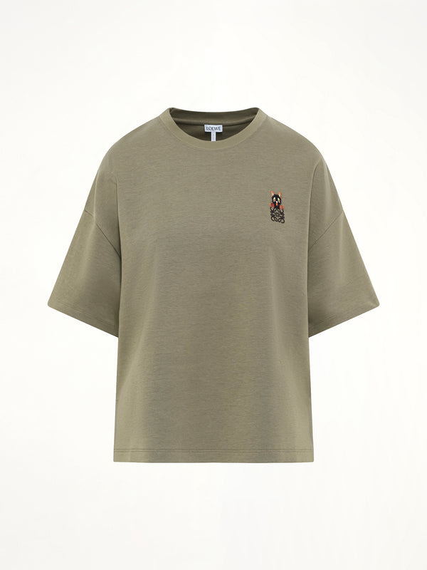 Regular Fit T-Shirt in Khaki Green