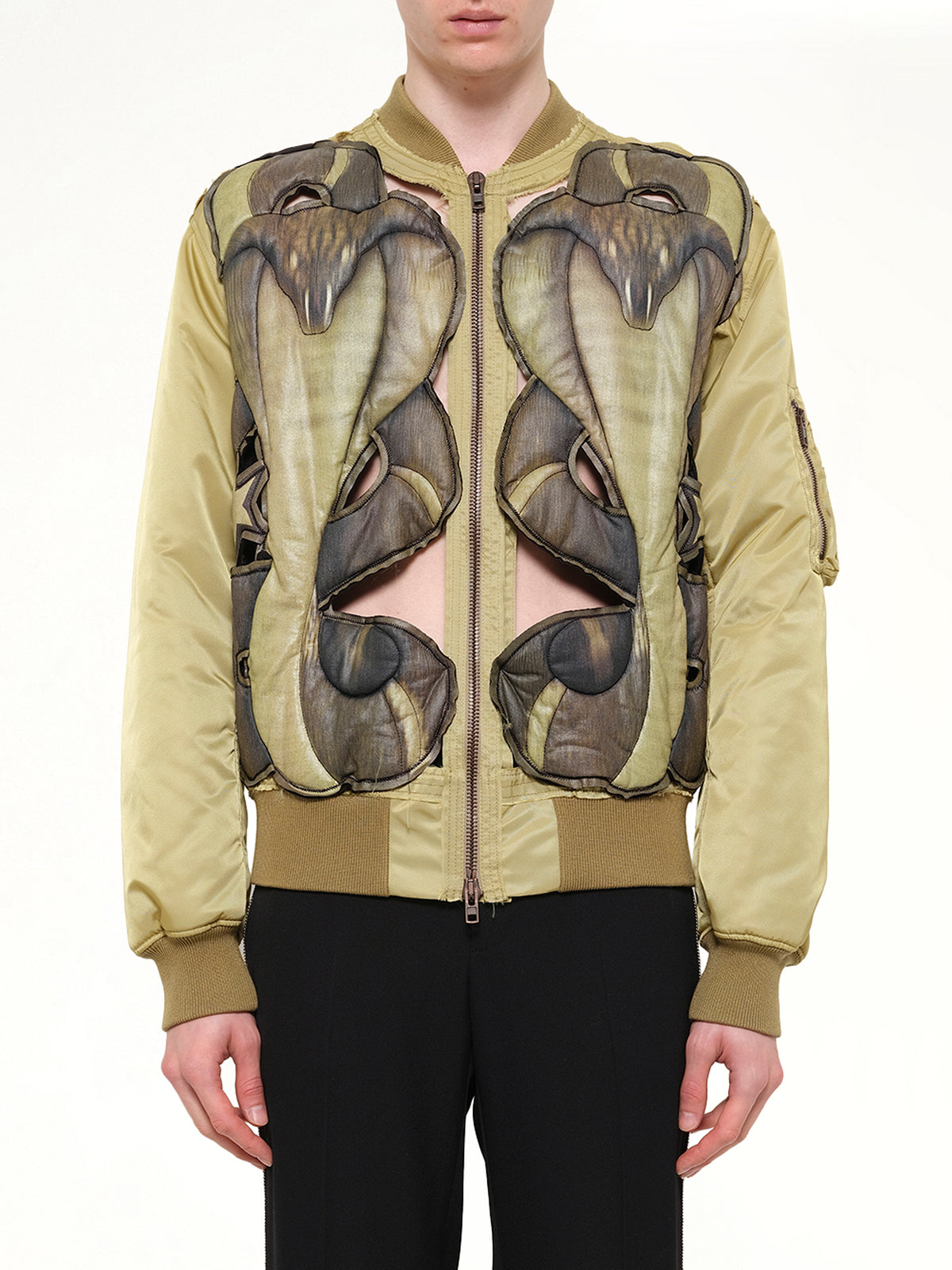 Bomber Jacket in Bronze