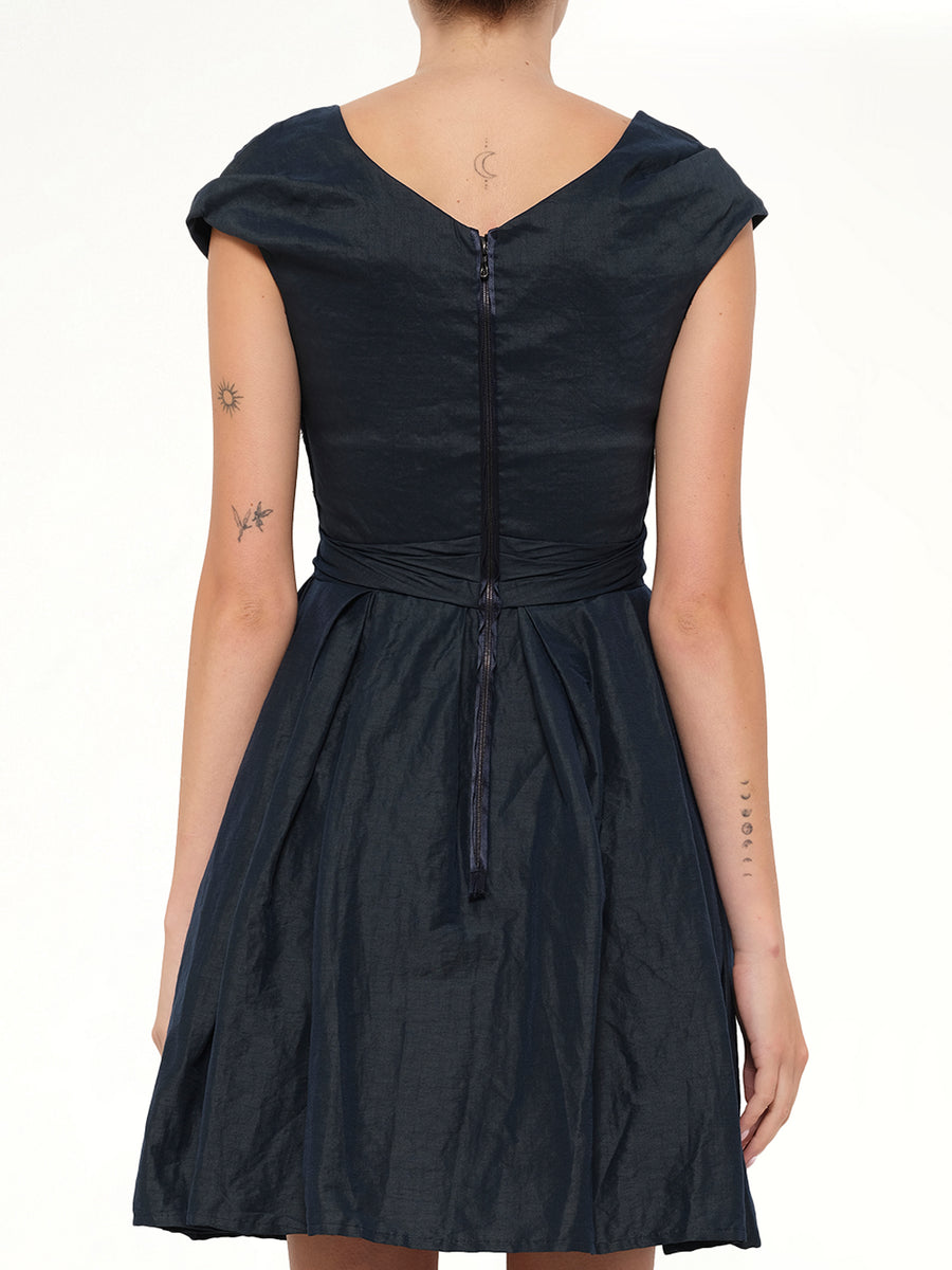 Dress in Petrol