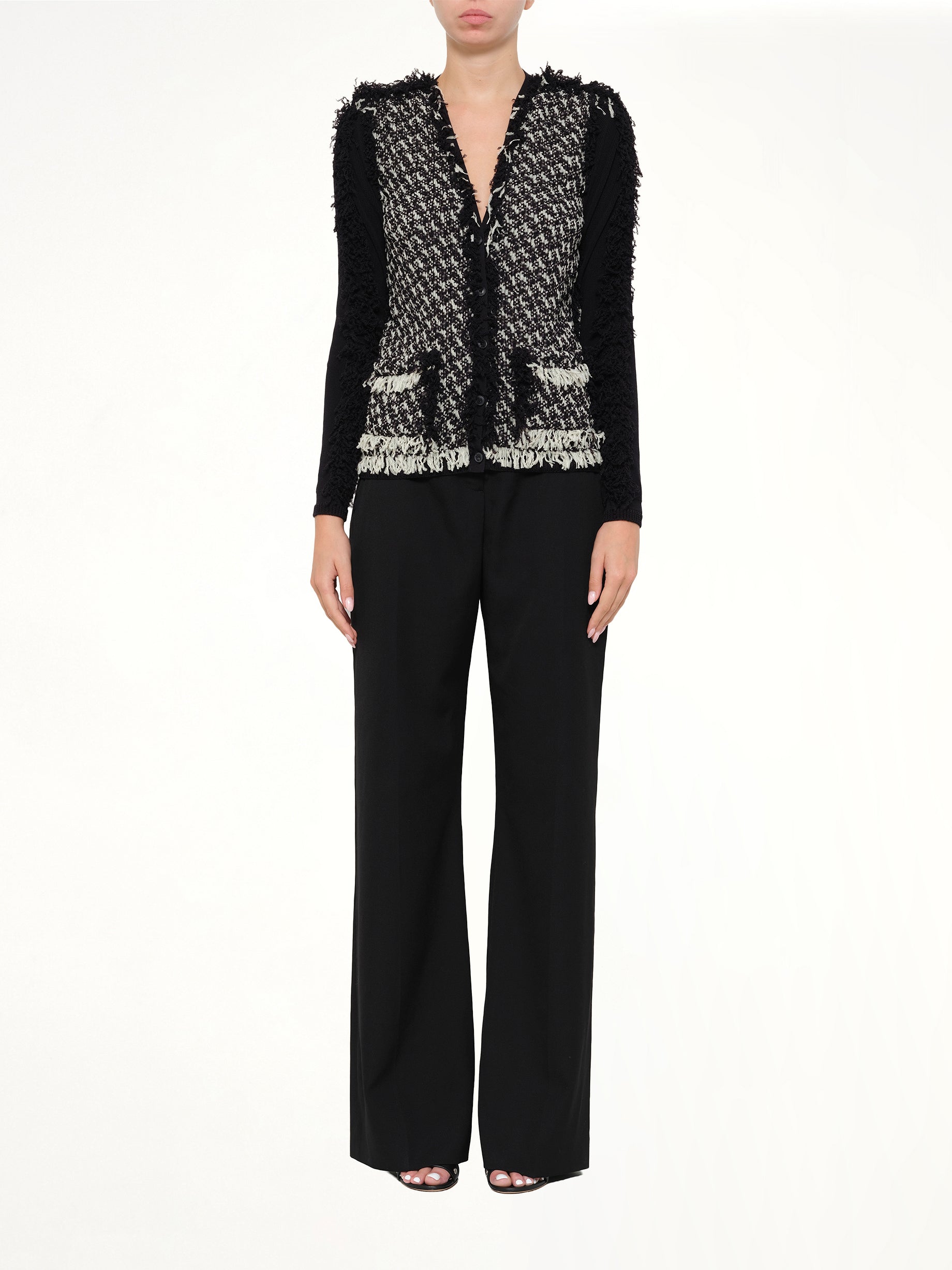 Lanvin Knitted Jacket in Black
