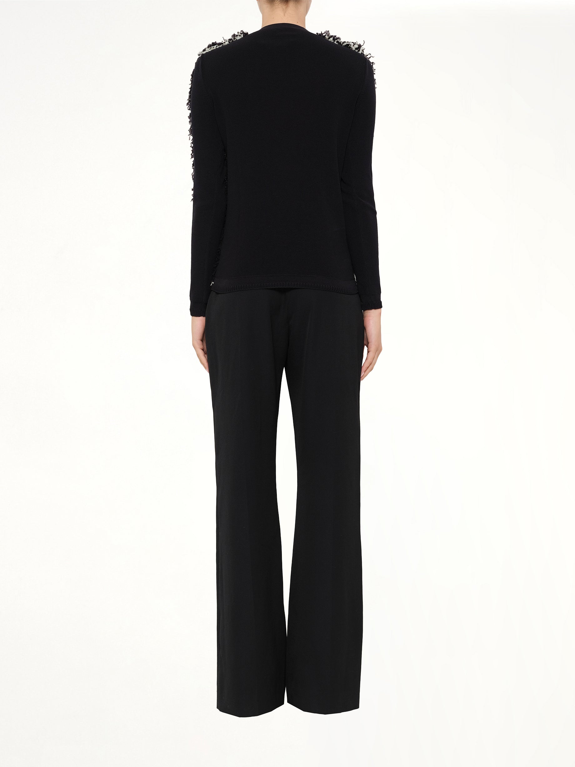 Lanvin Knitted Jacket in Black
