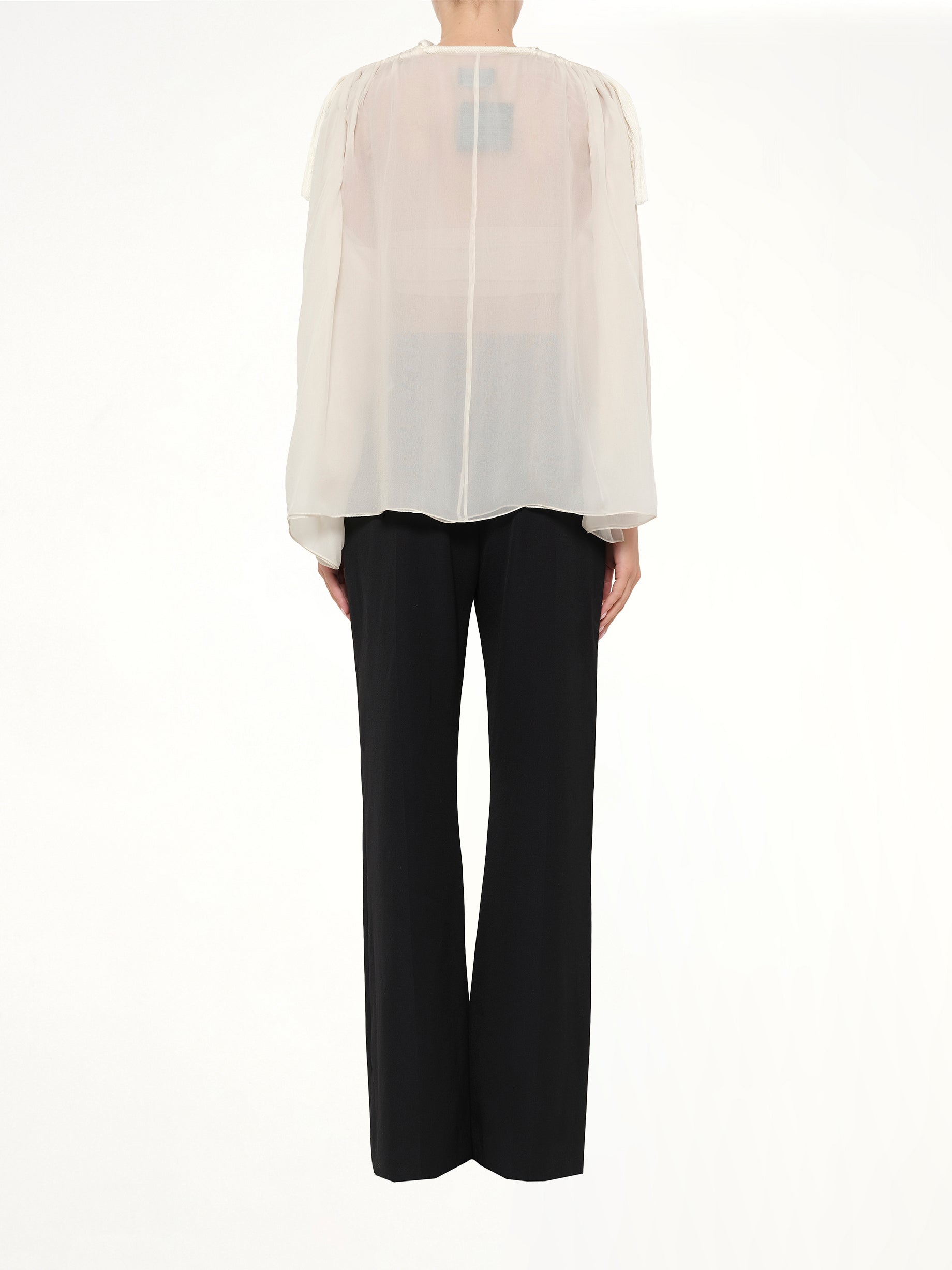 Sheer Lanvin Top in White