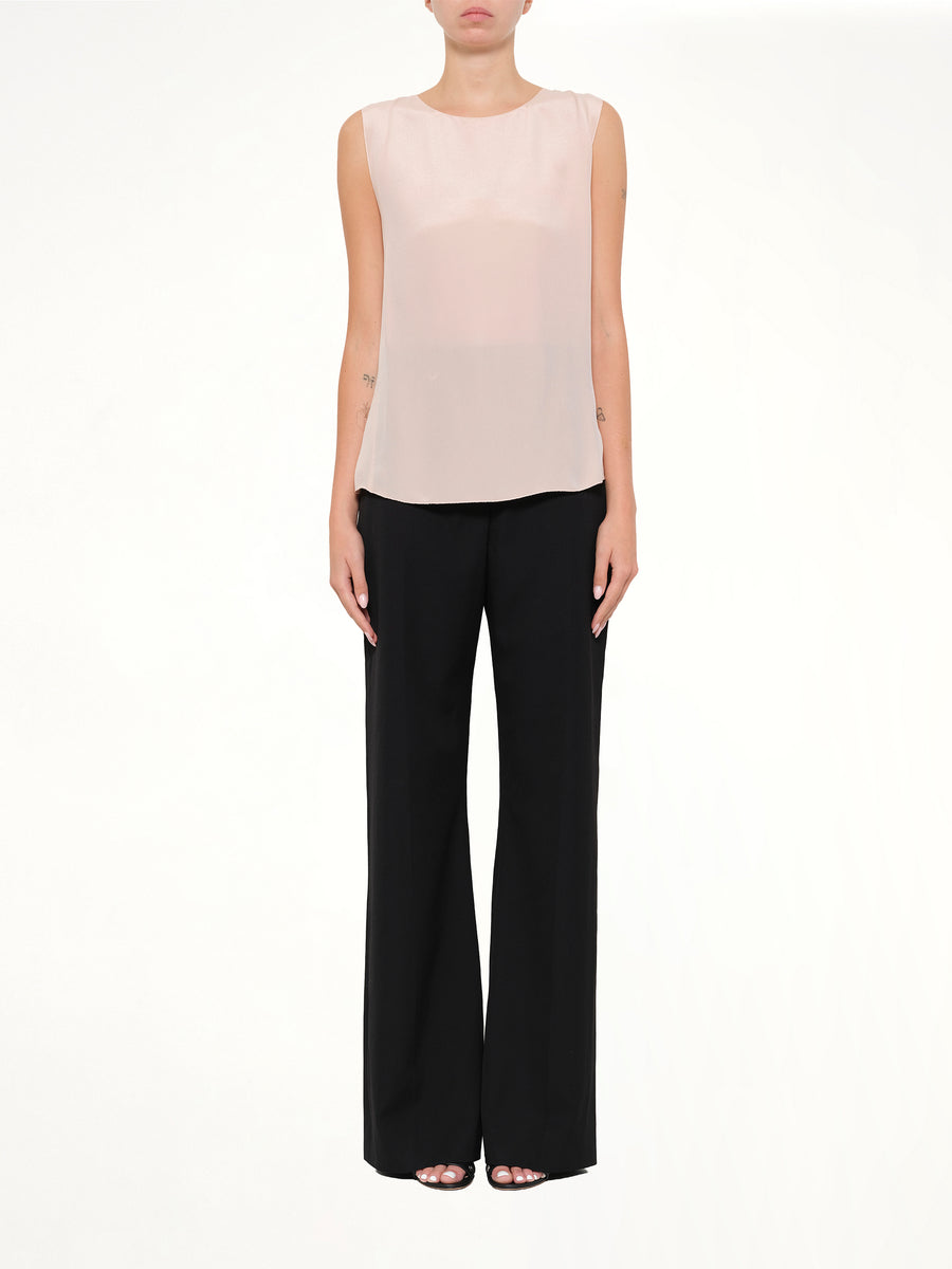 Silk Top in Blush