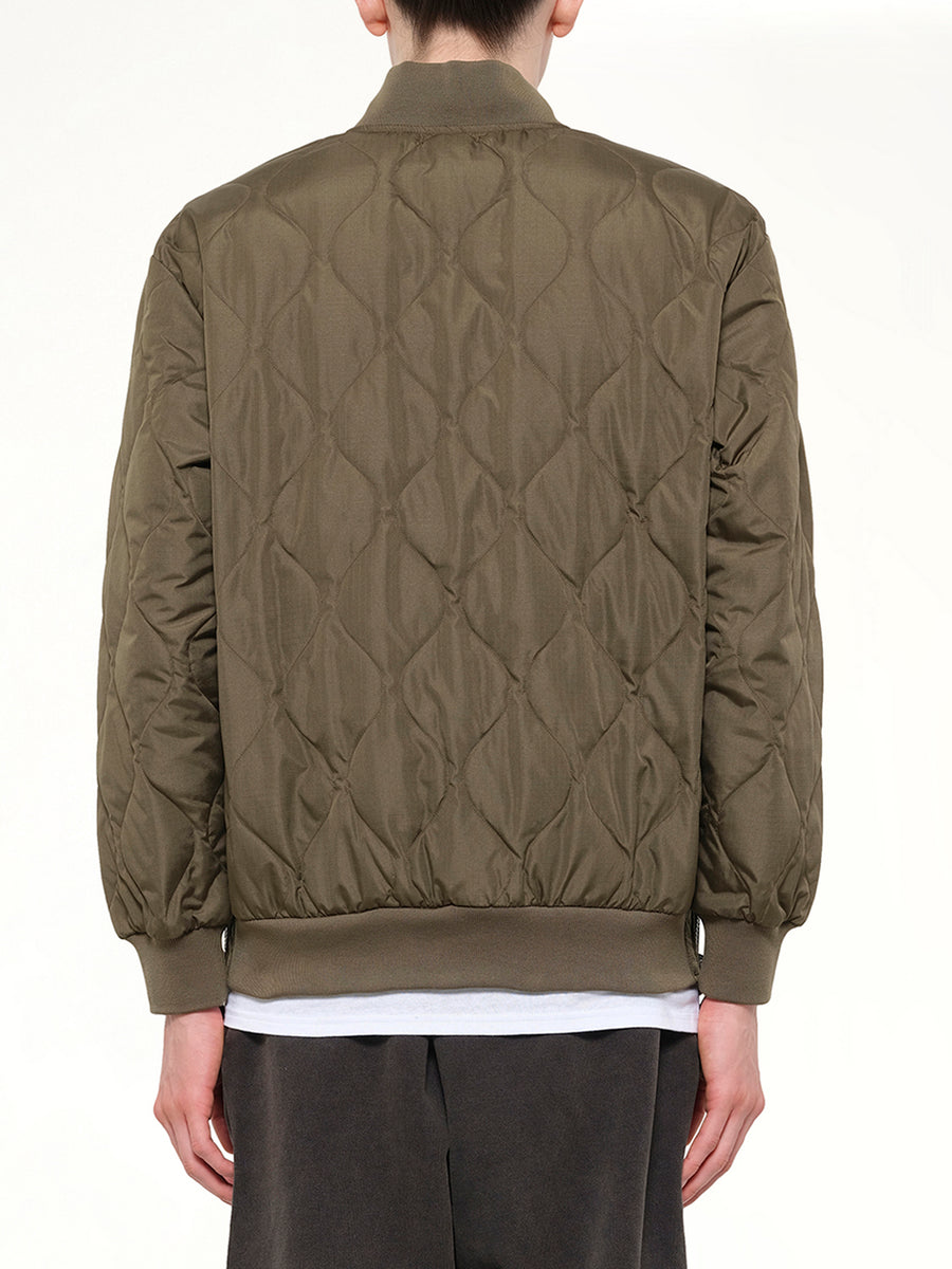 Military MA-1 Type Down Jacket in Dark Olive