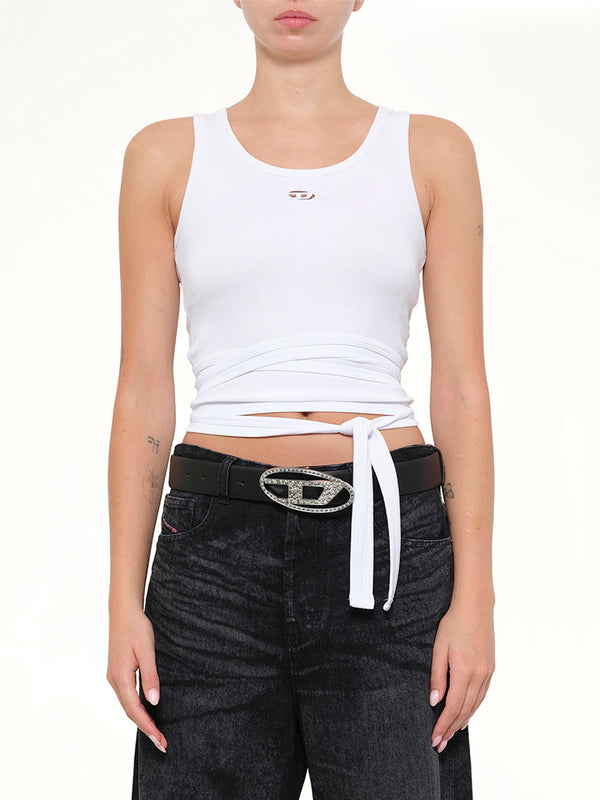 T-ANKY-TAIL-S1 Top in White