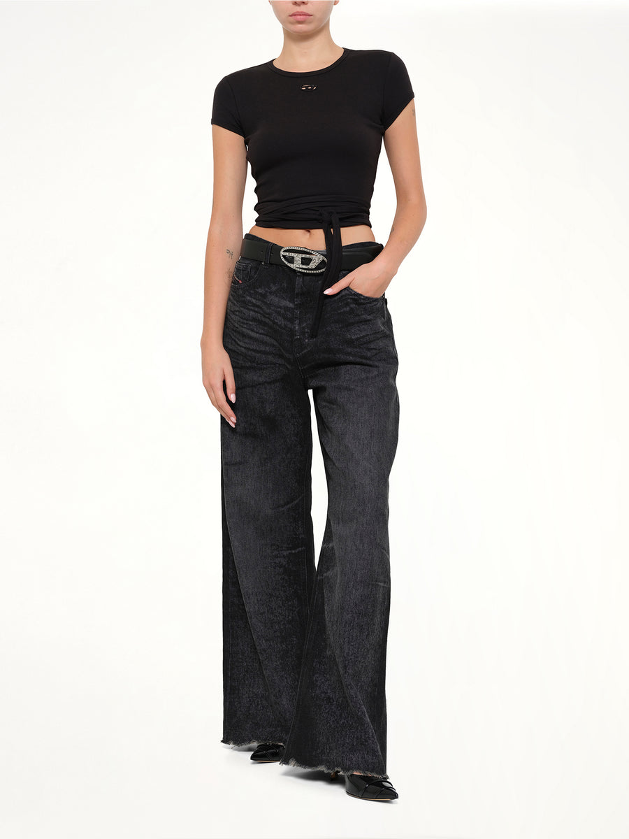 T-BUNNY-TAIL-S1 T-Shirt in Black