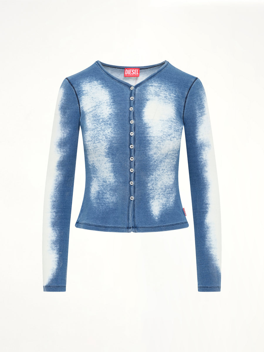 T-GABRIEL Cardigan in Blue