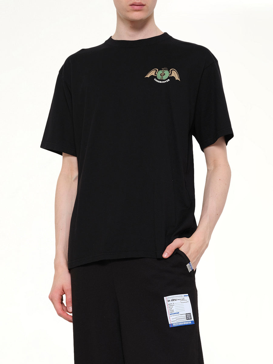 Apple Wings T-Shirt in Black