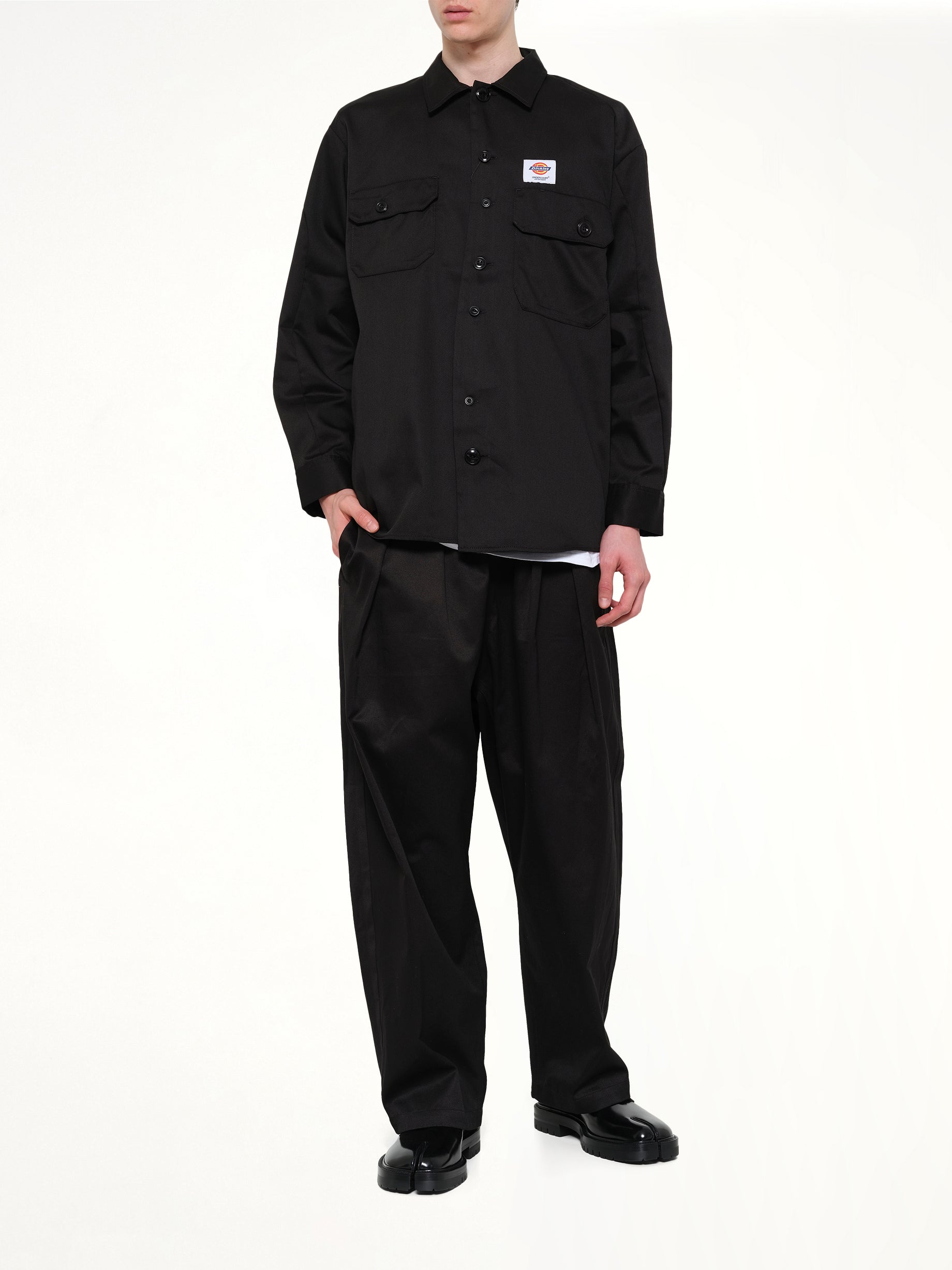 Dickies x UC 黑色长袖衬衫