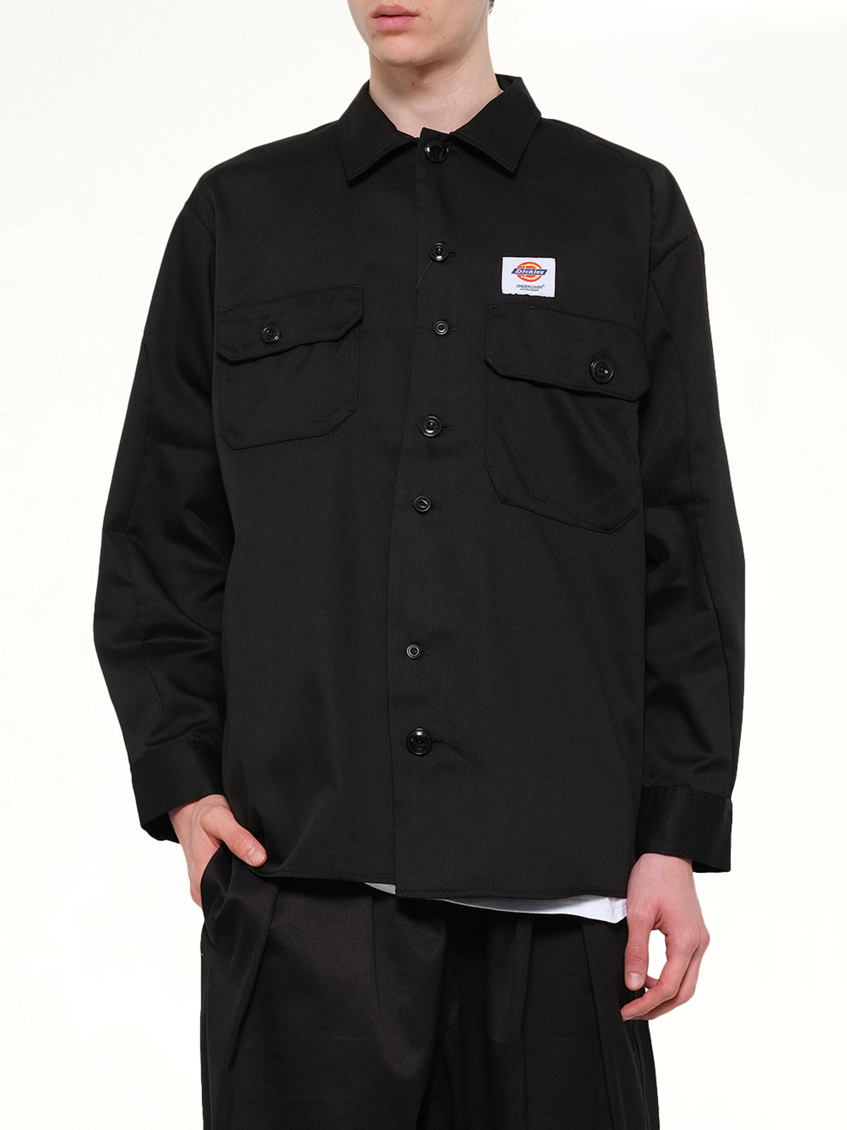 Dickies x UC 黑色长袖衬衫