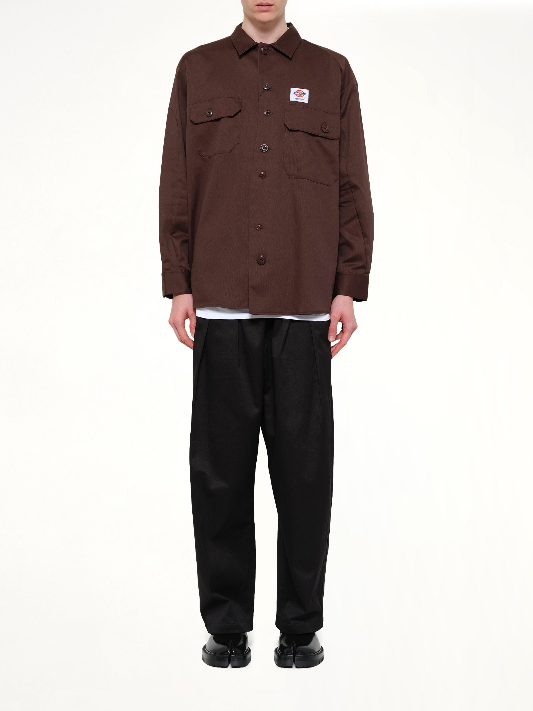 Dickies x UC 长袖衬衫(棕色)