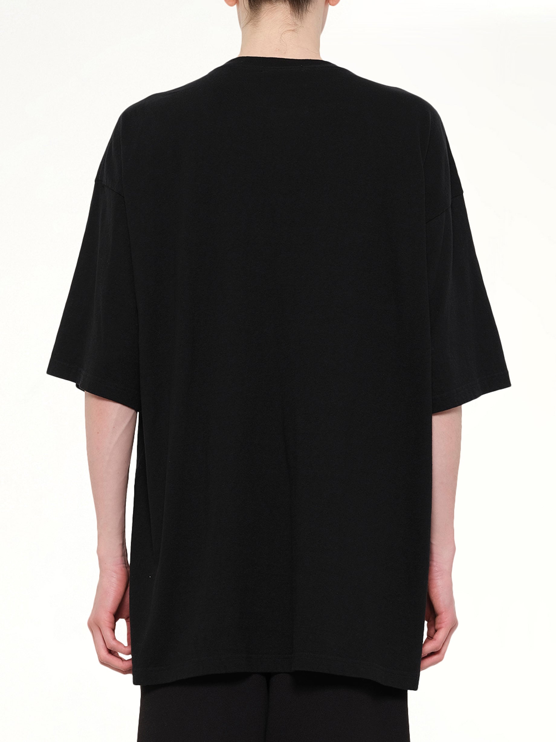 Portrait U Logo T-Shirt in Black