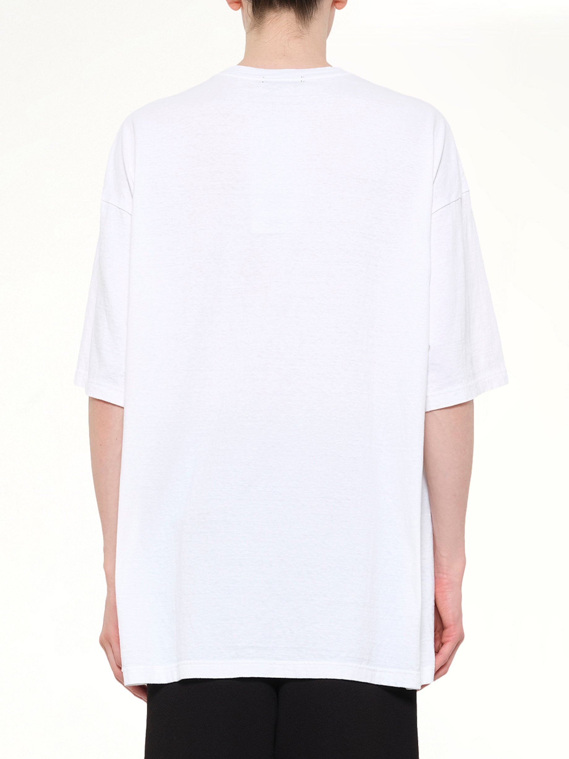 Portrait U Logo T-Shirt in White