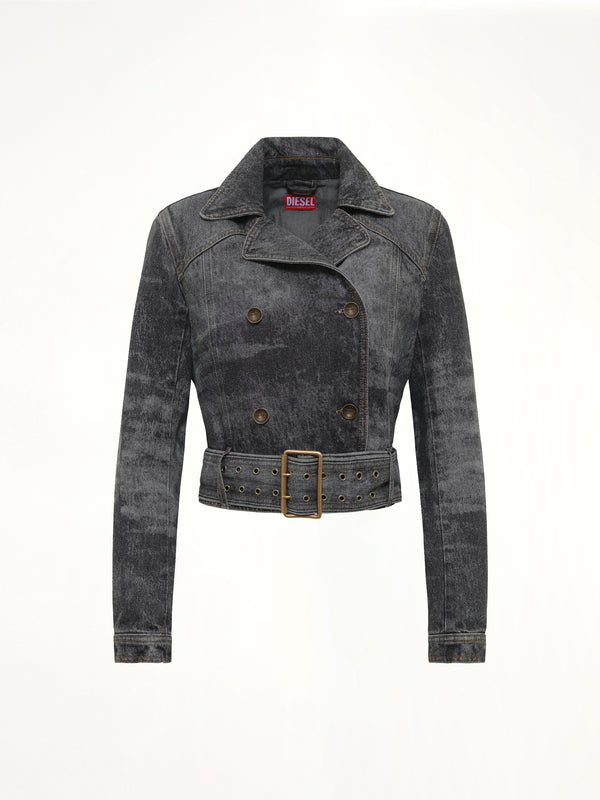 DE-LEGEND-S Denim Jacket in Washed Black