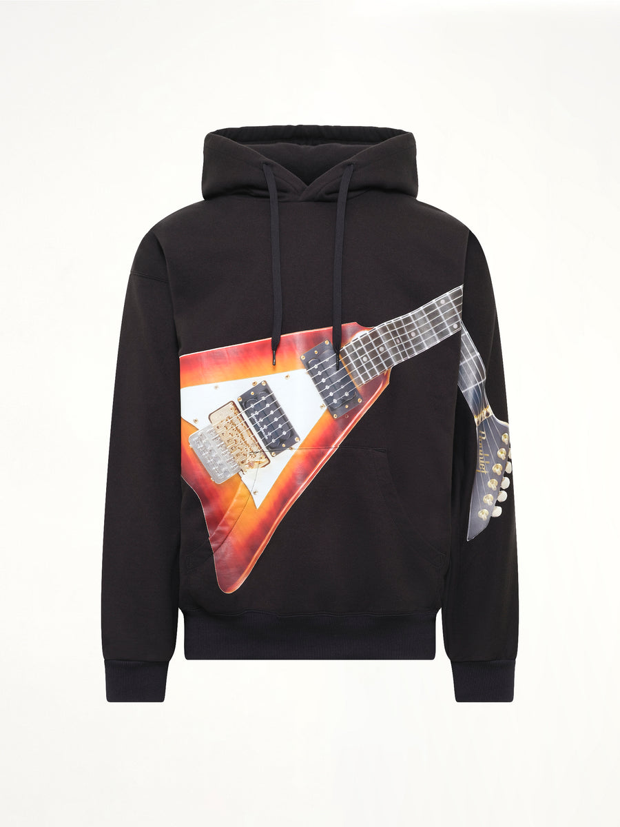 Air Guitar Hoodie in Black
