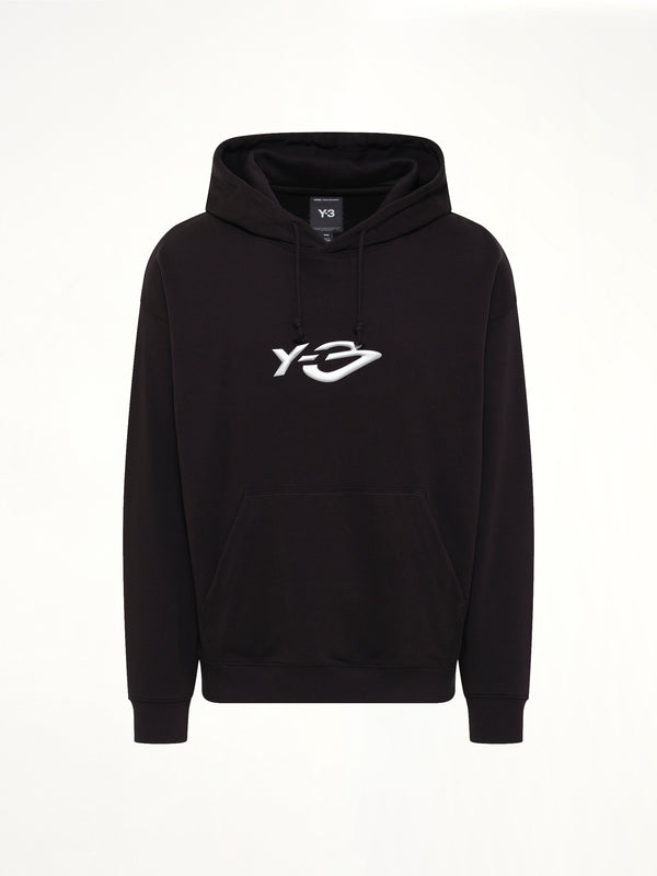 Liquid Logo Hoodie in Black