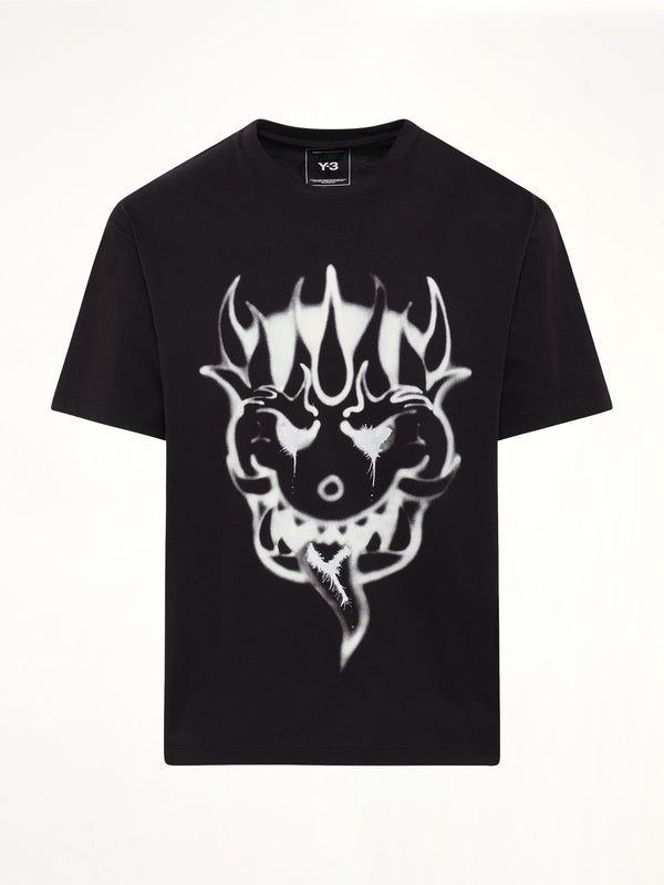 Yaksha Graphic T-Shirt in Black