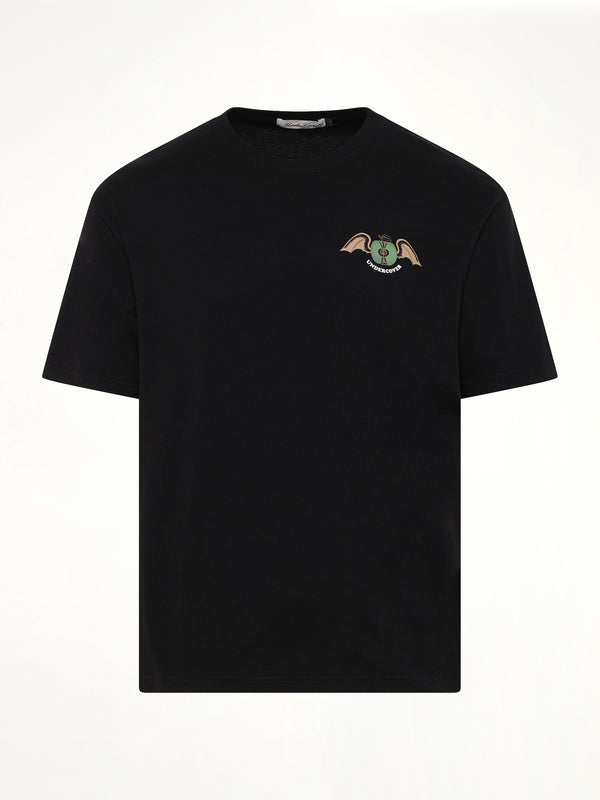 Apple Wings T-Shirt in Black