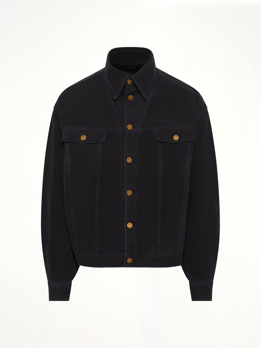 Chachi Denim Trucker in Black